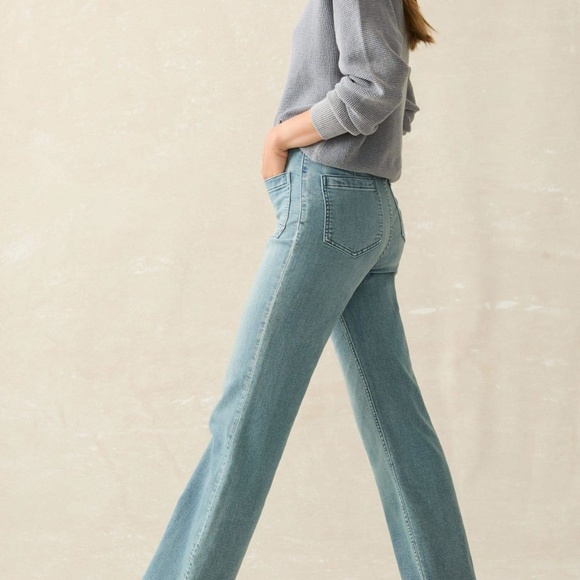 NWT - Faherty Stretch Terry Patch Pocket Pant - Eastern Shore - Size 25 - Picture 4 of 8